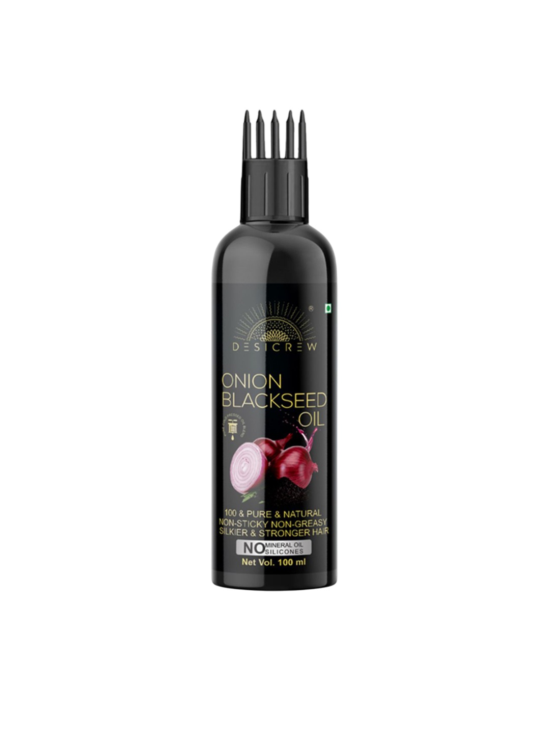 

Desi Crew Onion Blackseed Hair Oil - 100 ml, Yellow