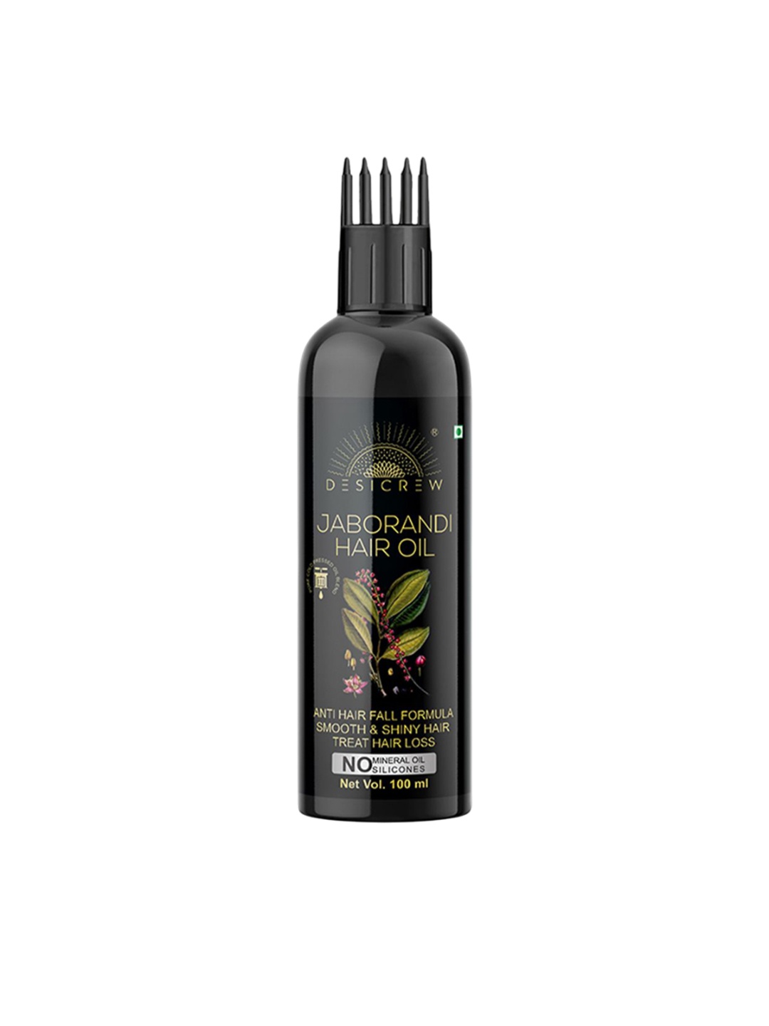 Desi Crew 100% Pure & Natural Jaborandi Hair Oil For Hair Growth - 100 ml, Yellow