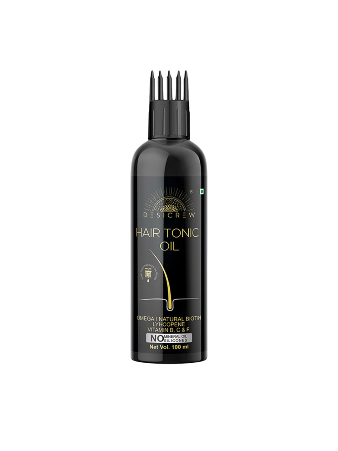 

Desi Crew Hair Tonic Oil With Vitamin B, C & F - 100 ml, Yellow