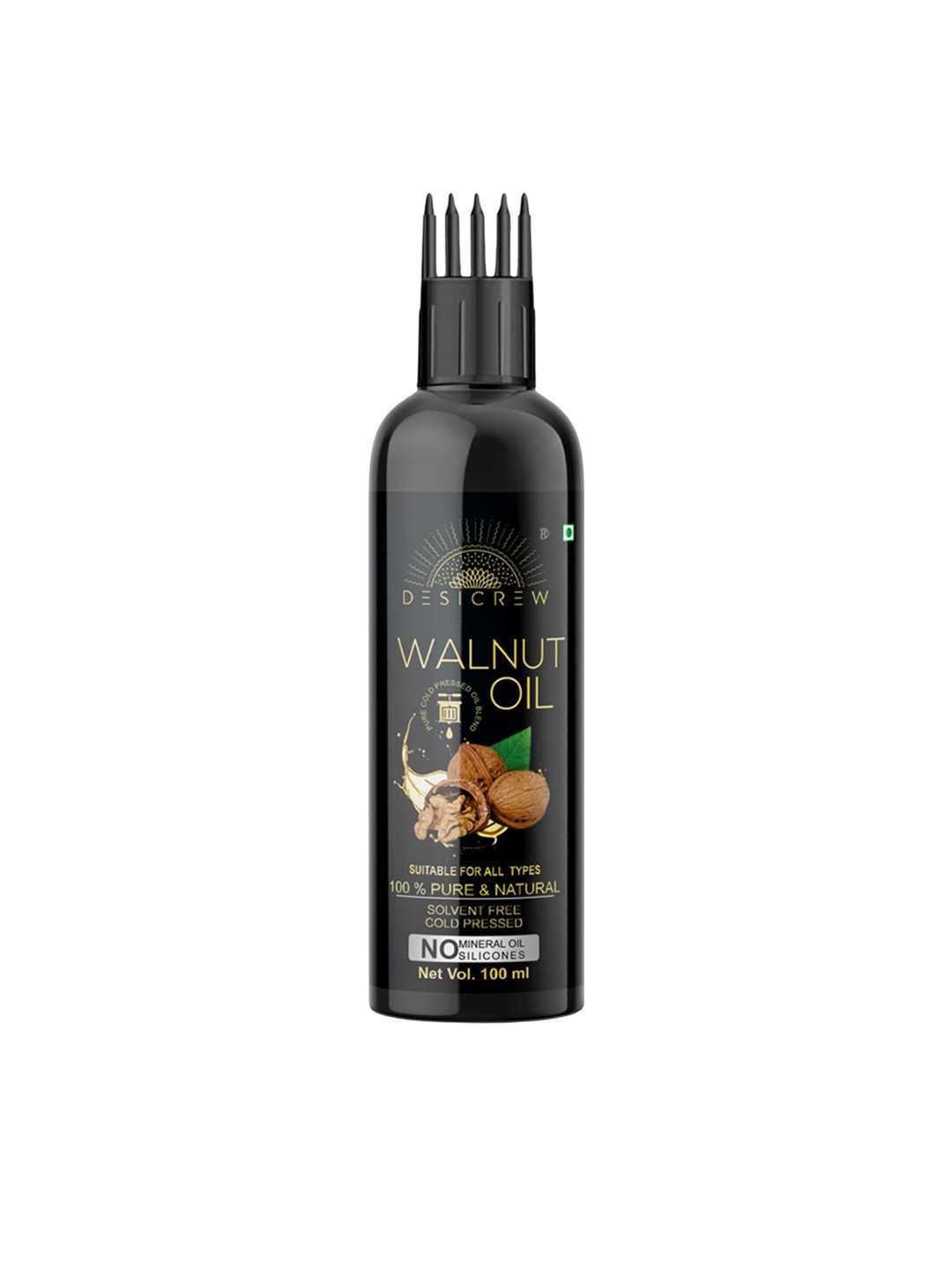 

Desi Crew 100% Pure & Natural Walnut Oil - 100ml, Yellow