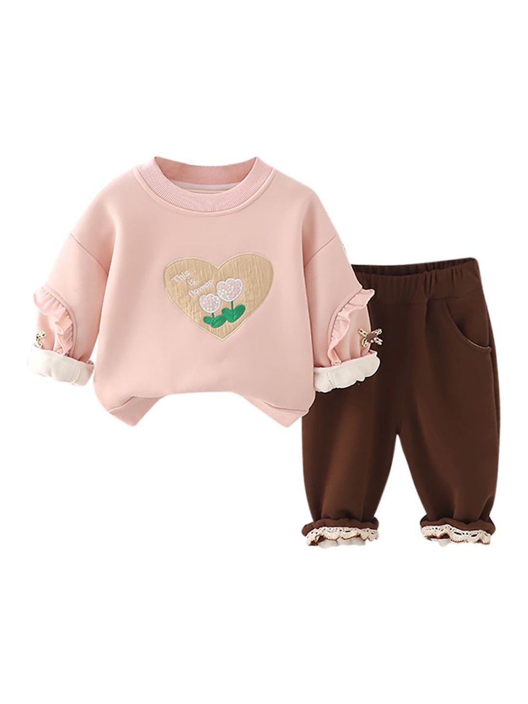 

StyleCast x Revolte Girls Coat with Trousers, Pink