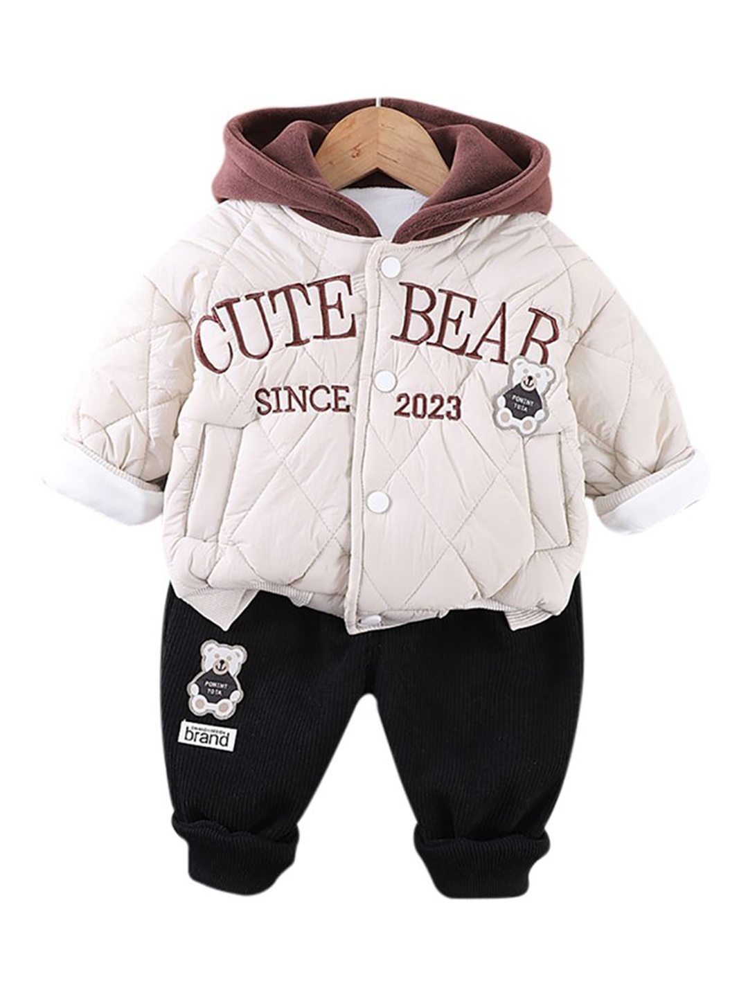 

StyleCast x Revolte Boys Printed Coat with Trousers, White