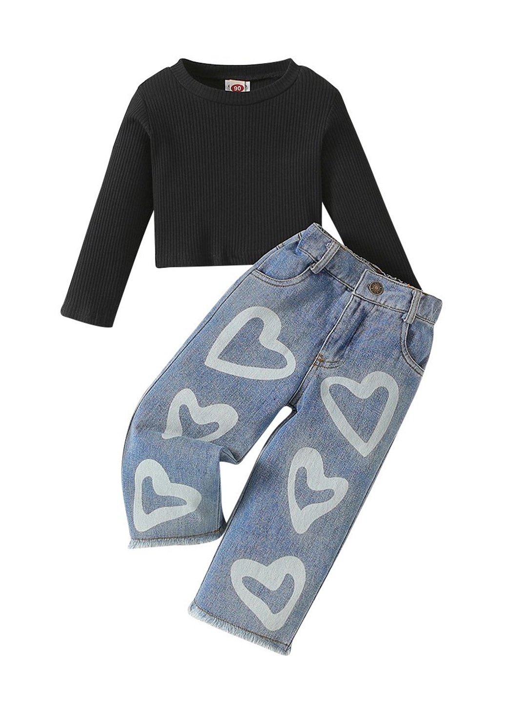 

StyleCast x Revolte Boys Top with Trousers, Black