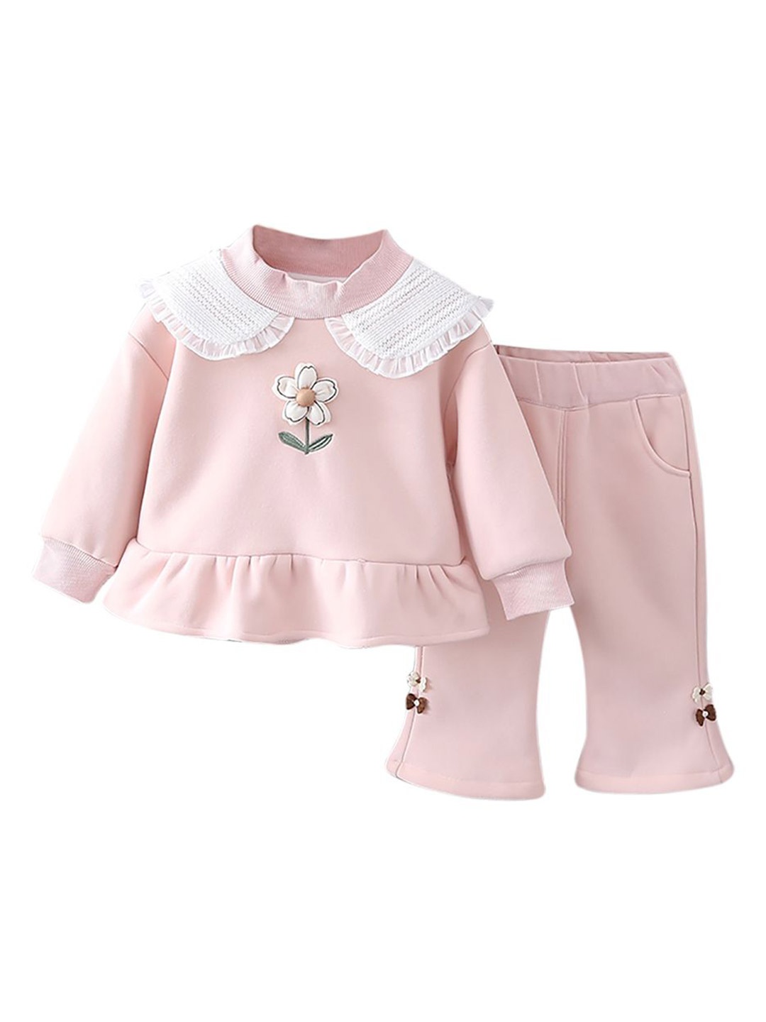 

StyleCast x Revolte Girls Top with Trousers, Pink