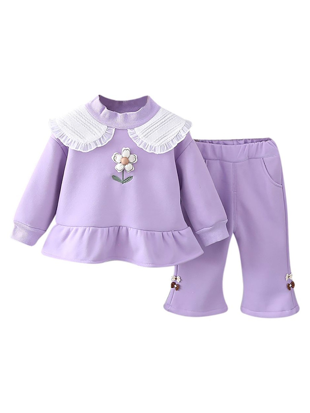 

StyleCast x Revolte Girls Top with Trousers, Purple
