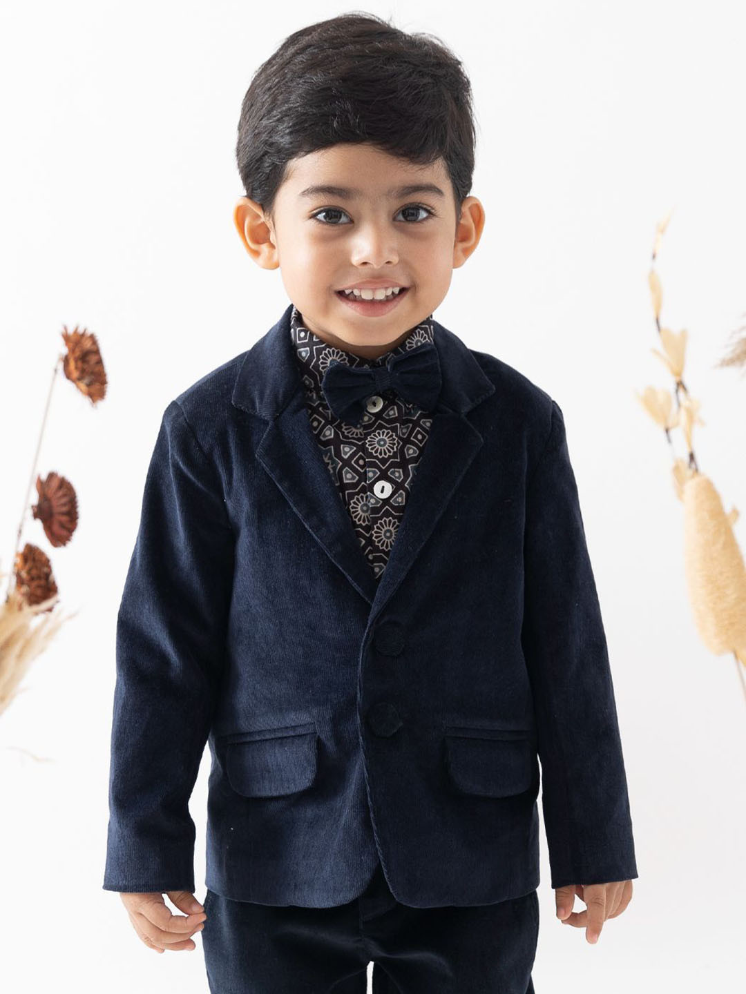 

Tiber Taber Infant Boys Santa's Little Star Blazer, Navy blue