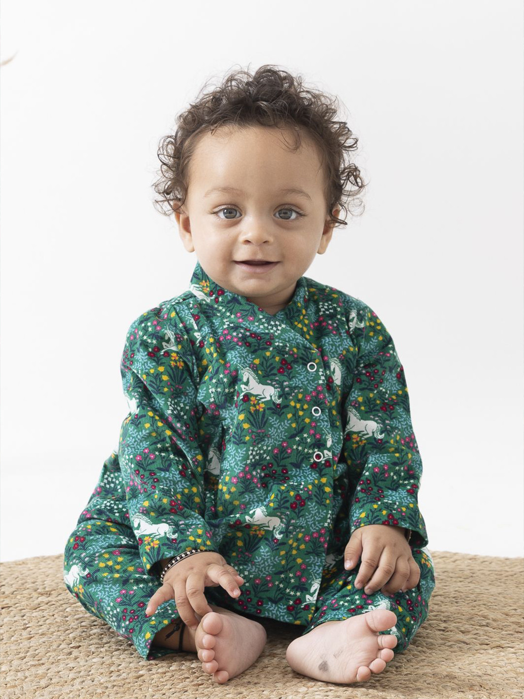 

Tiber Taber Boys Printed Pyjamas, Green