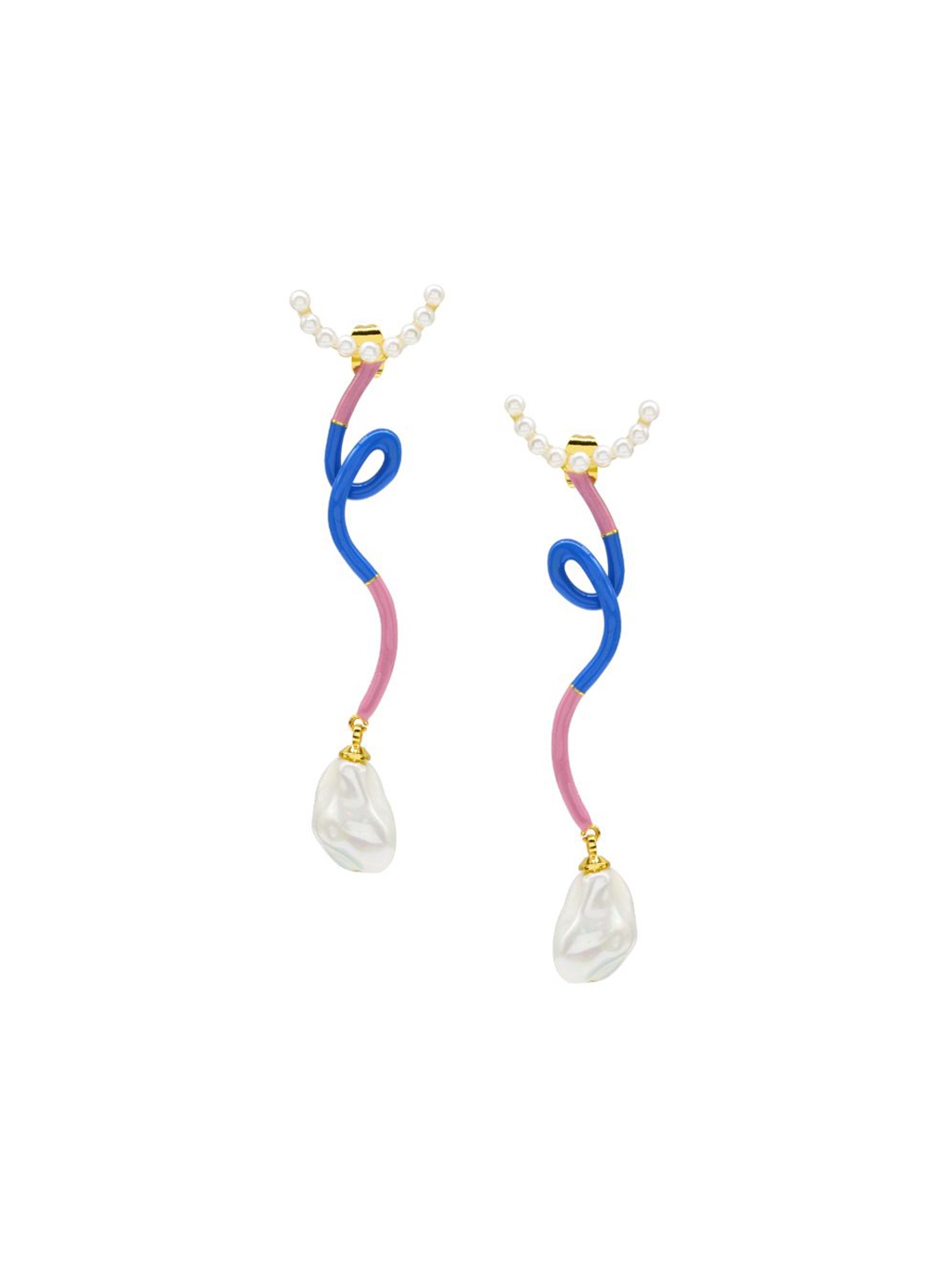 

Sahi London Contemporary Jhumkas Earrings, Multi