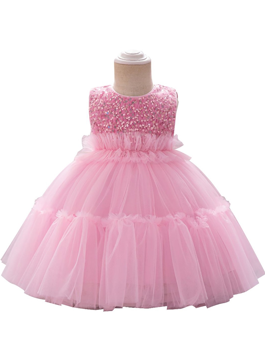 

StyleCast x Revolte Girls Ruffled Balloon Dress, Pink