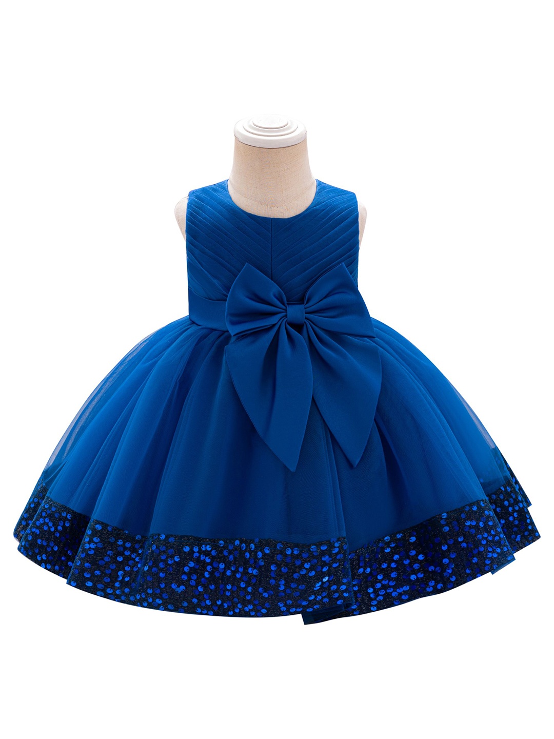 

StyleCast x Revolte Girls Balloon Dress, Blue