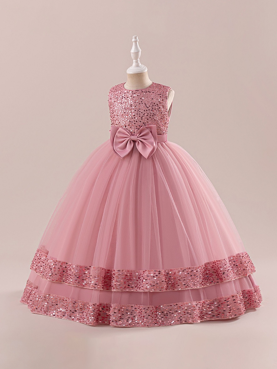 

StyleCast x Revolte Girls Embellished Gown Maxi Dress, Pink