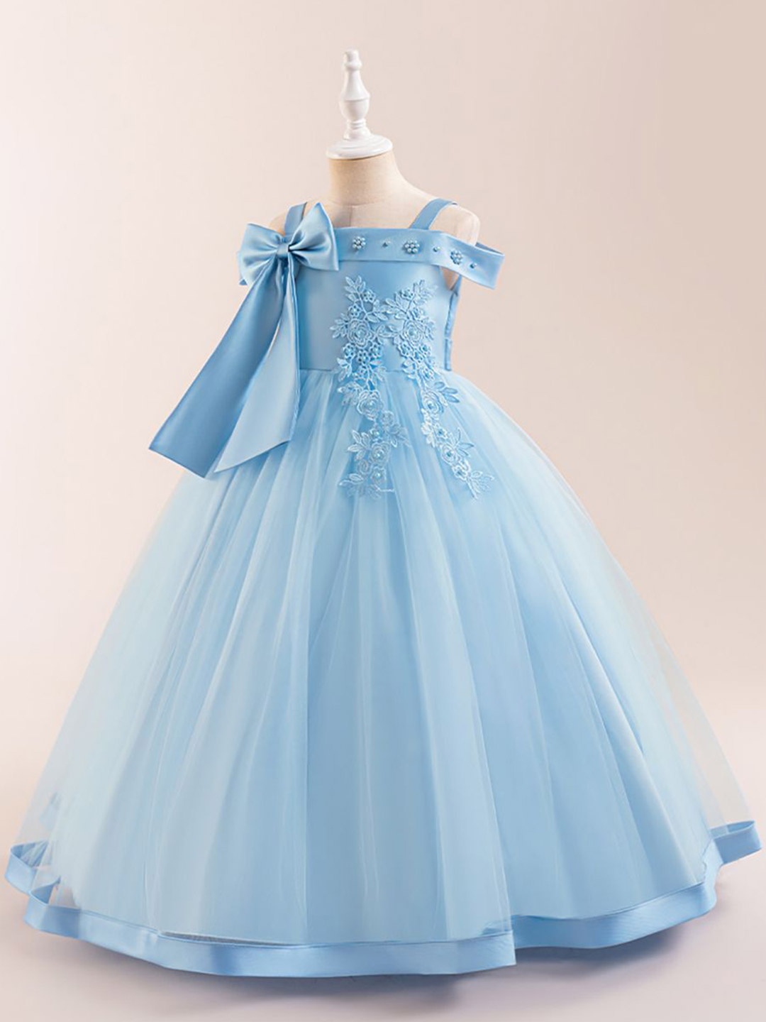 

StyleCast x Revolte Girls Maxi Gown Dress, Blue