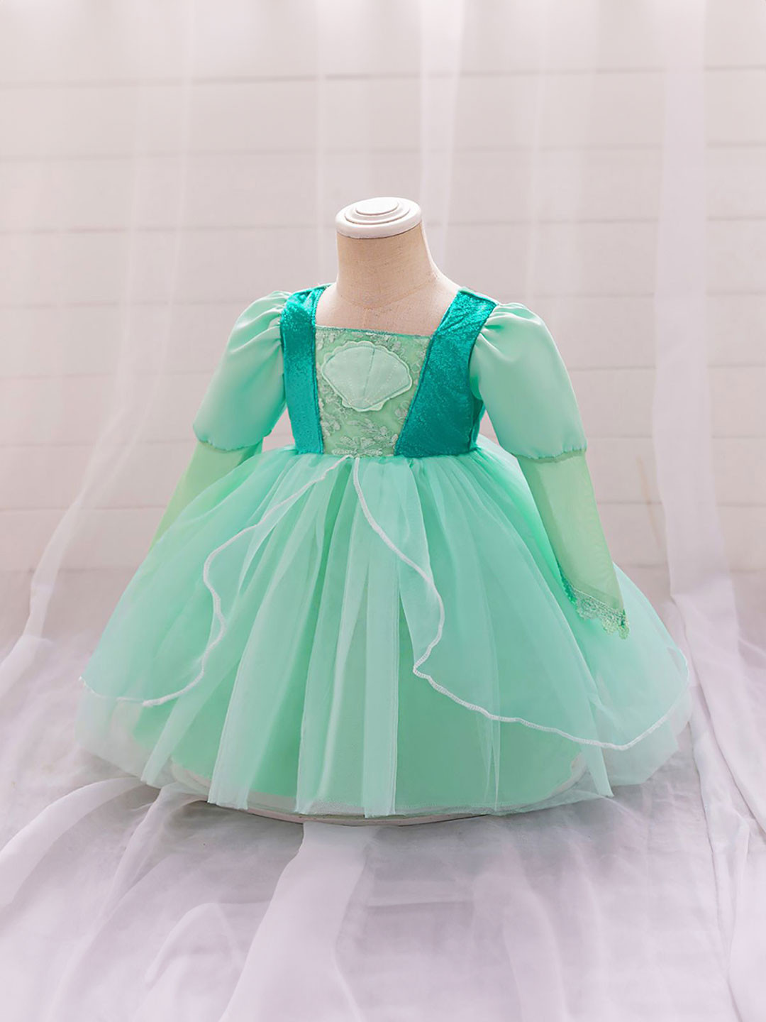 

StyleCast x Revolte Girls Fit and Flare Mini Dress, Green