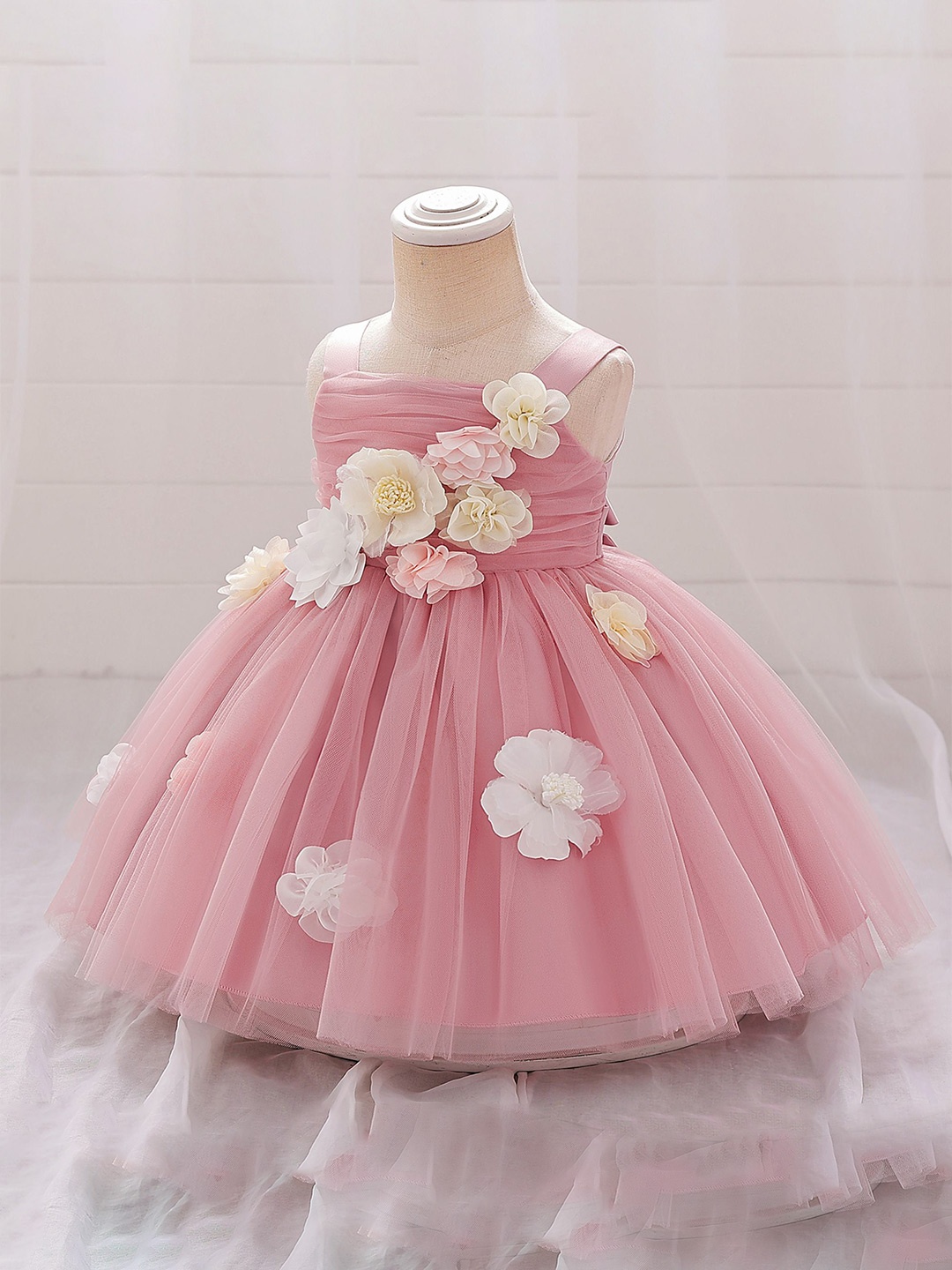 

StyleCast x Revolte Girls Balloon Dress, Pink