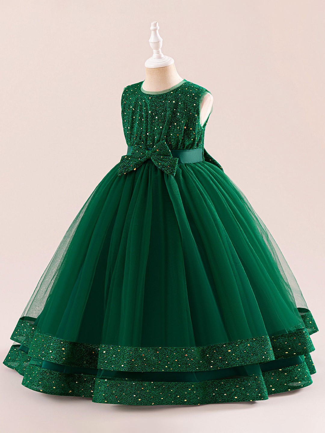

StyleCast x Revolte Girls Embellished Gown Maxi Dress, Green