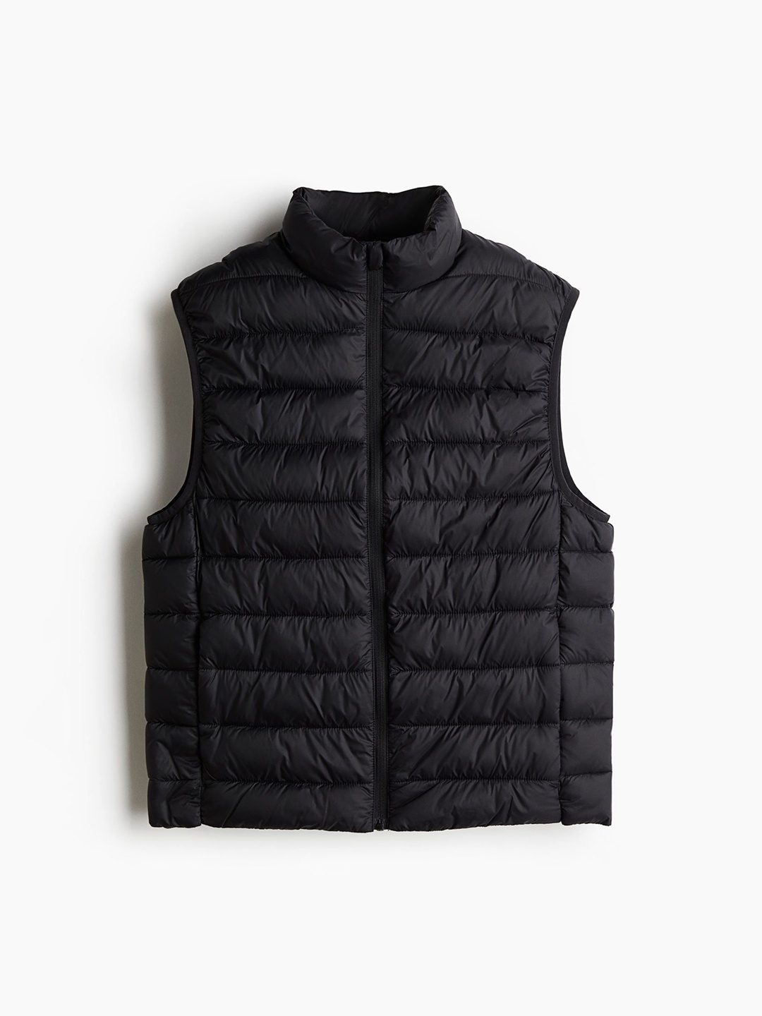 

H&M Slim Fit Water-Repellent Puffer Gilet, Black