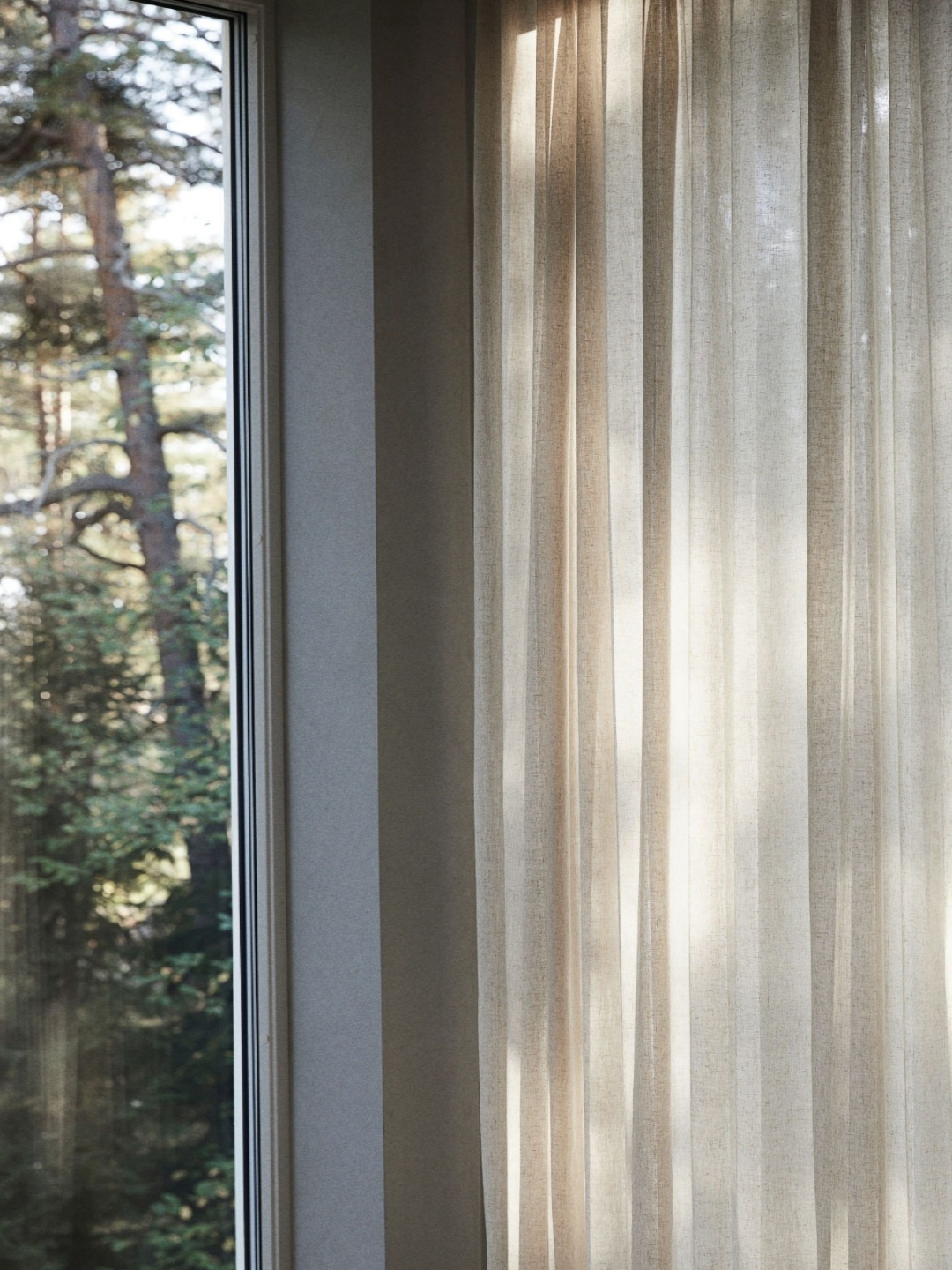 

H&M Beige-Coloured Unisex 2-Pack Linen-Blend Curtain Lengths