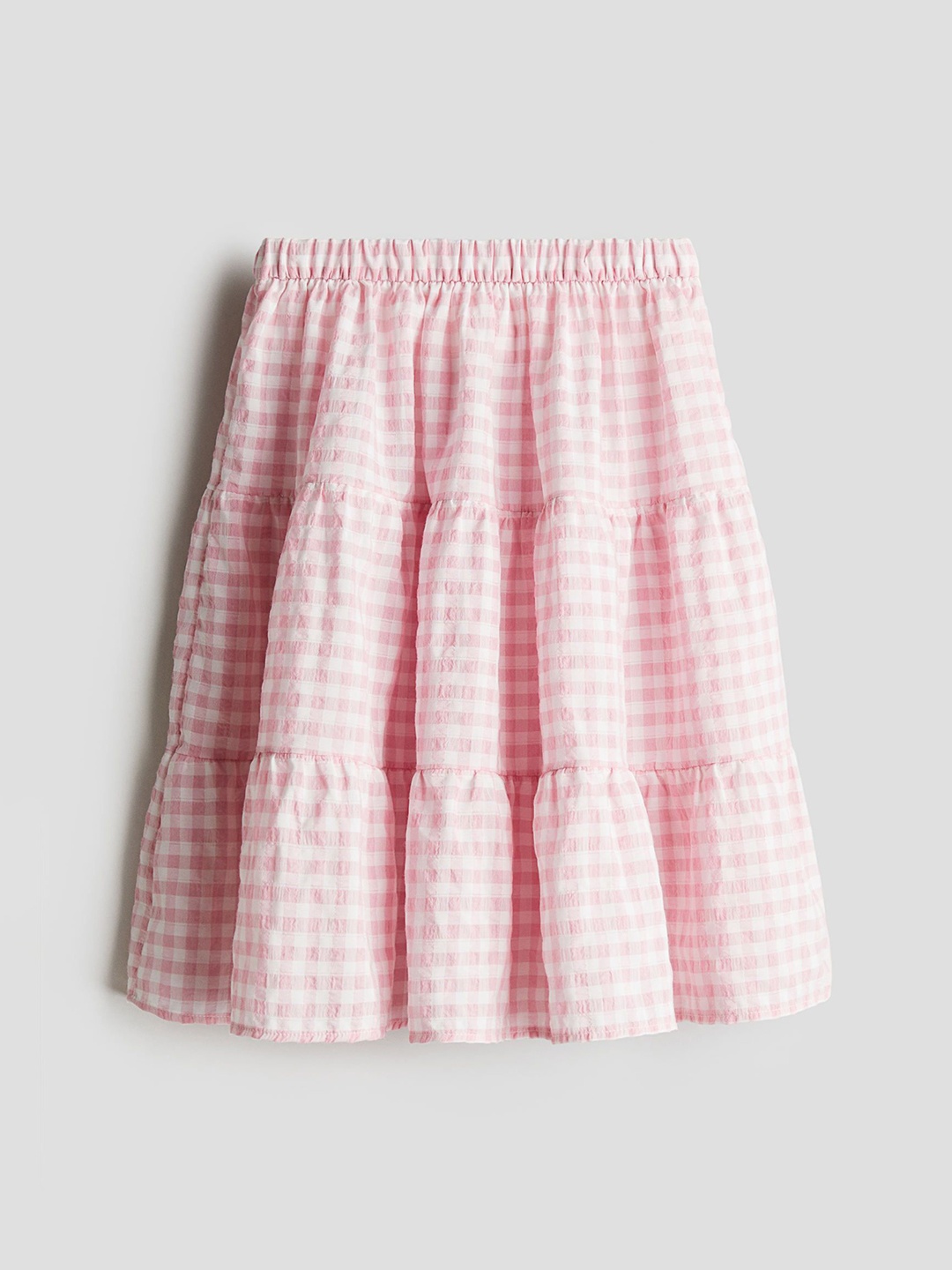 

H&M Girls Seersucker Skirt, Pink