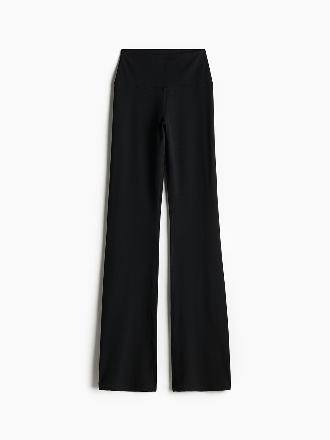 

H&M Women Flared Yoga Leggings In Softmove Lycra Sport, Black