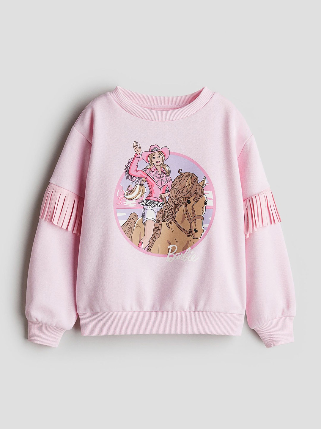 

H&M Motif-Detail Sweatshirt, Pink