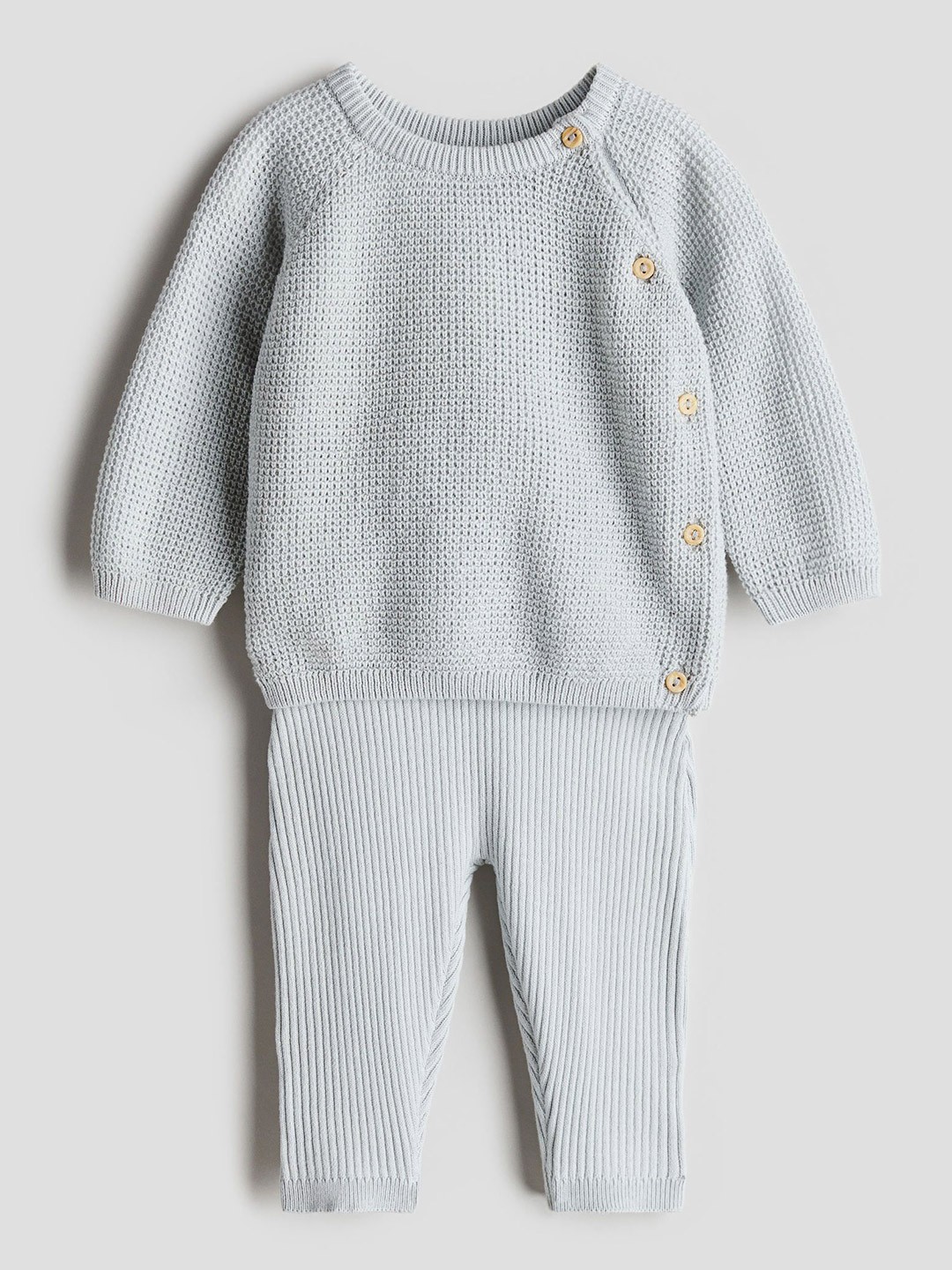 

H&M Boys 2-Piece Cotton Set, Turquoise blue