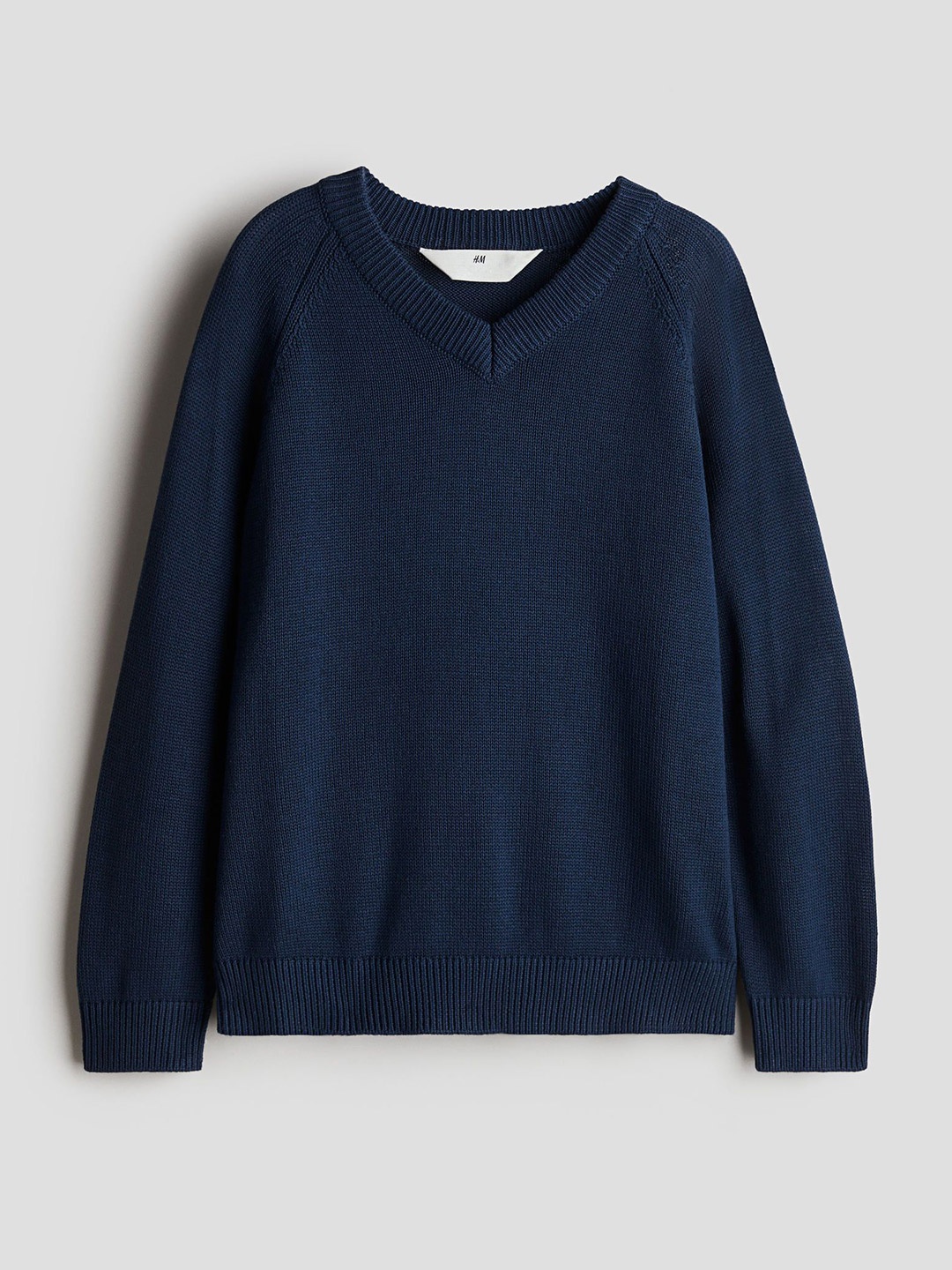 

H&M V-Neck Jumper, Blue