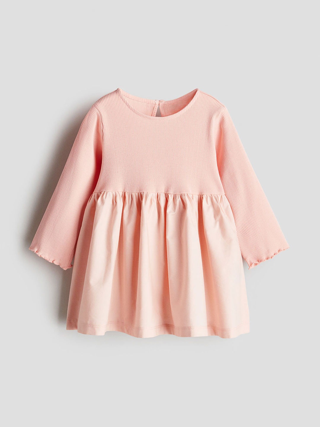 

H&M Long-Sleeved Dress, Pink