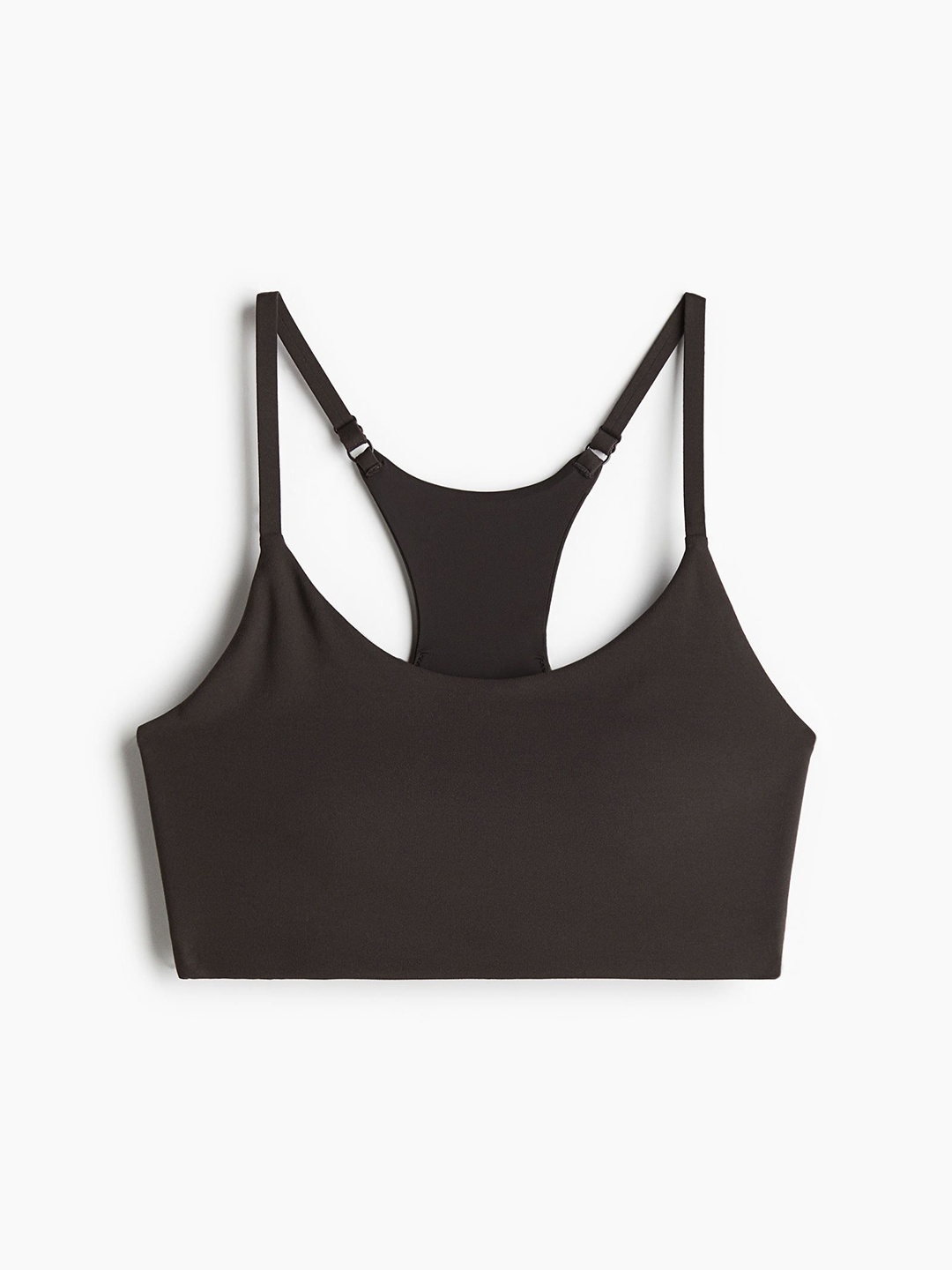 

H&M Women Light Support Sports Bra In SoftMove, Brown