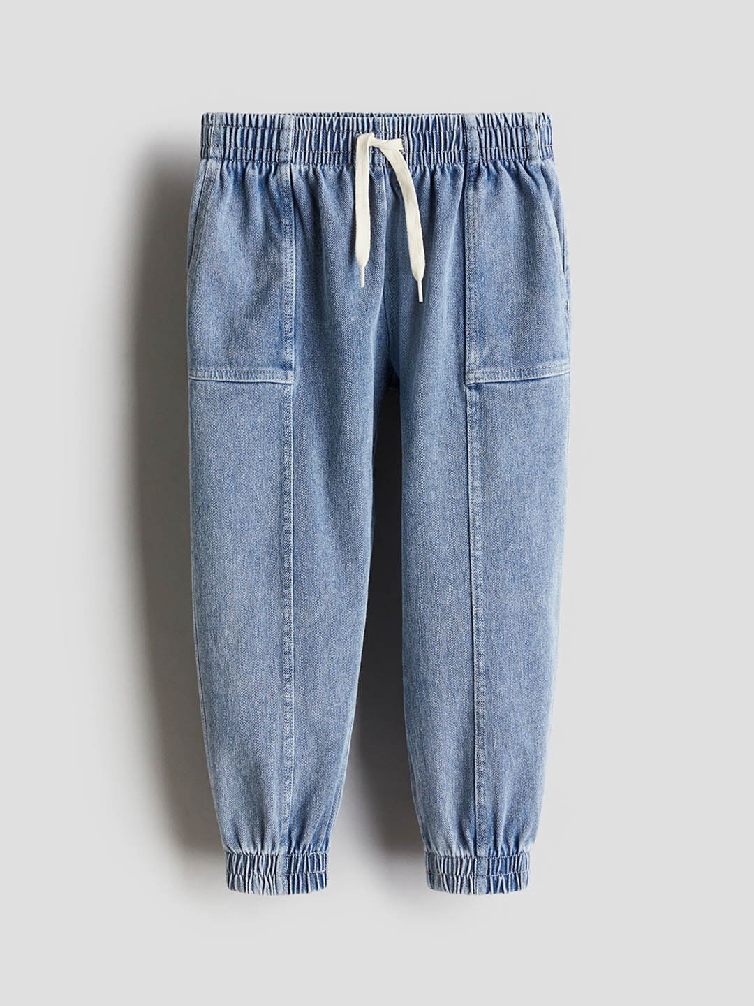 

H&M Boys Denim-Look Joggers, Blue