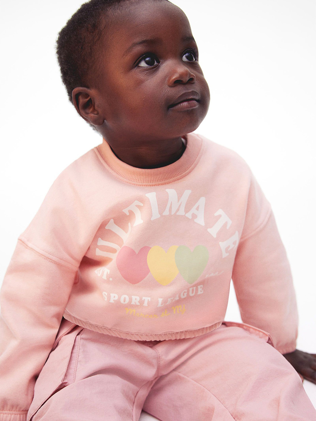 

H&M Printed Sweatshirts, Pink