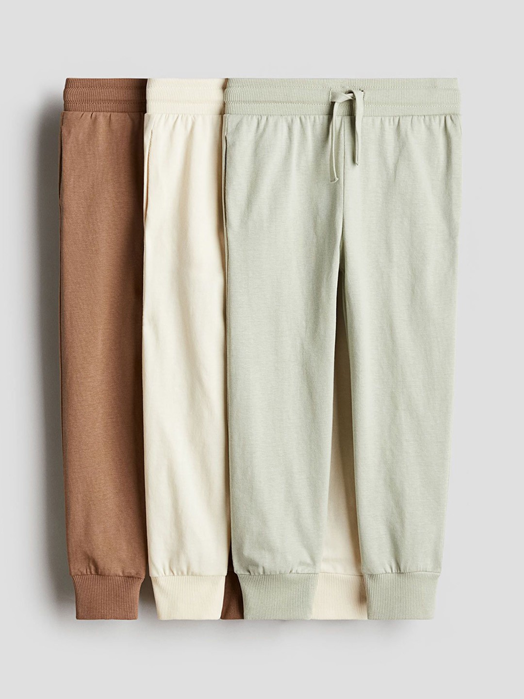 

H&M Boys 3-Pack Joggers, Green