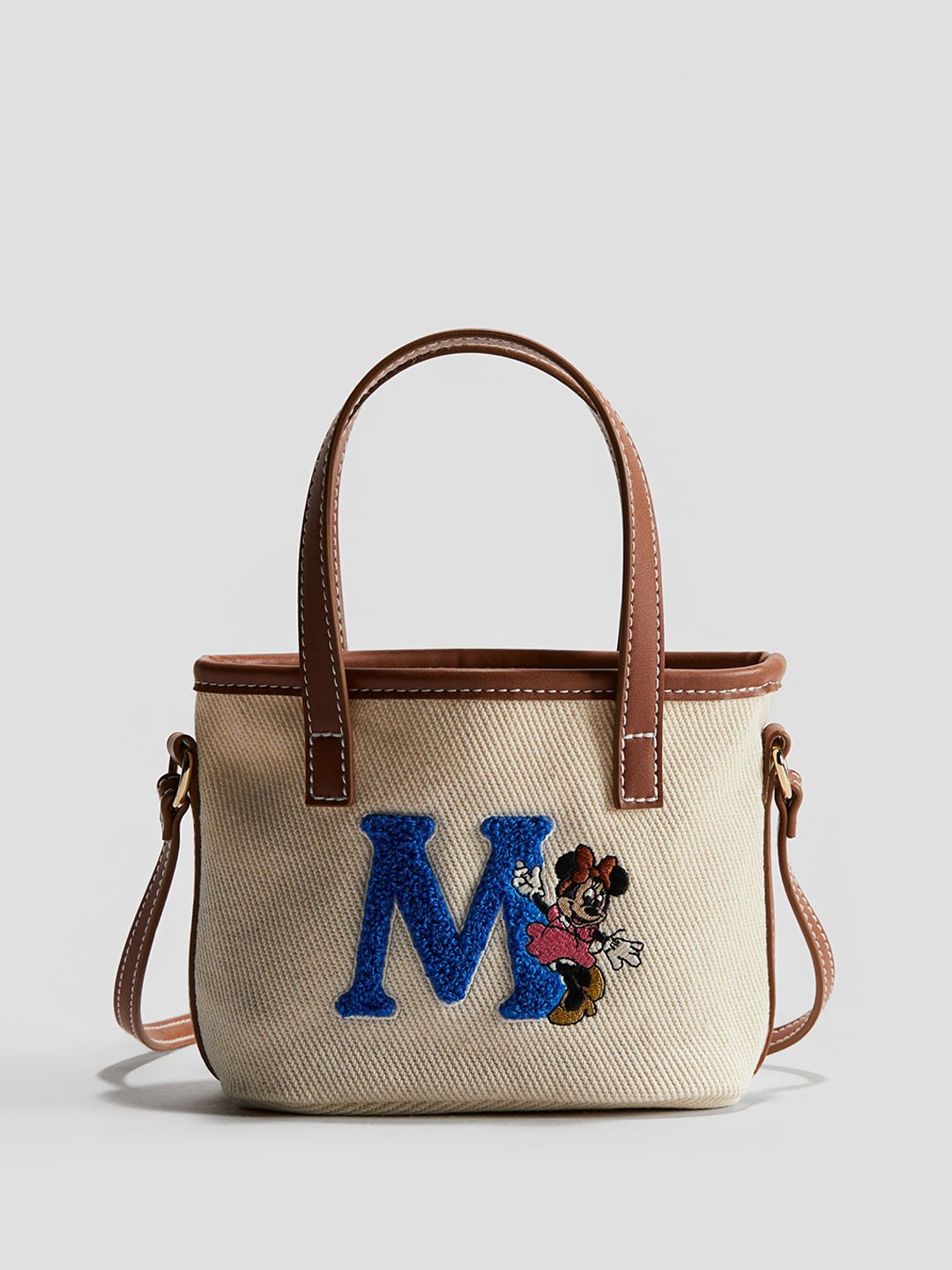 

H&M Appliqud Shopper, Beige