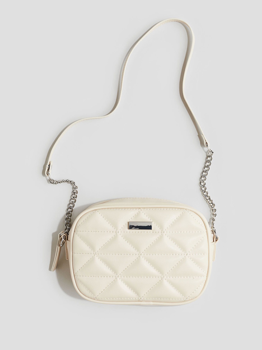 

H&M Quilted Shoulder Bag, Beige