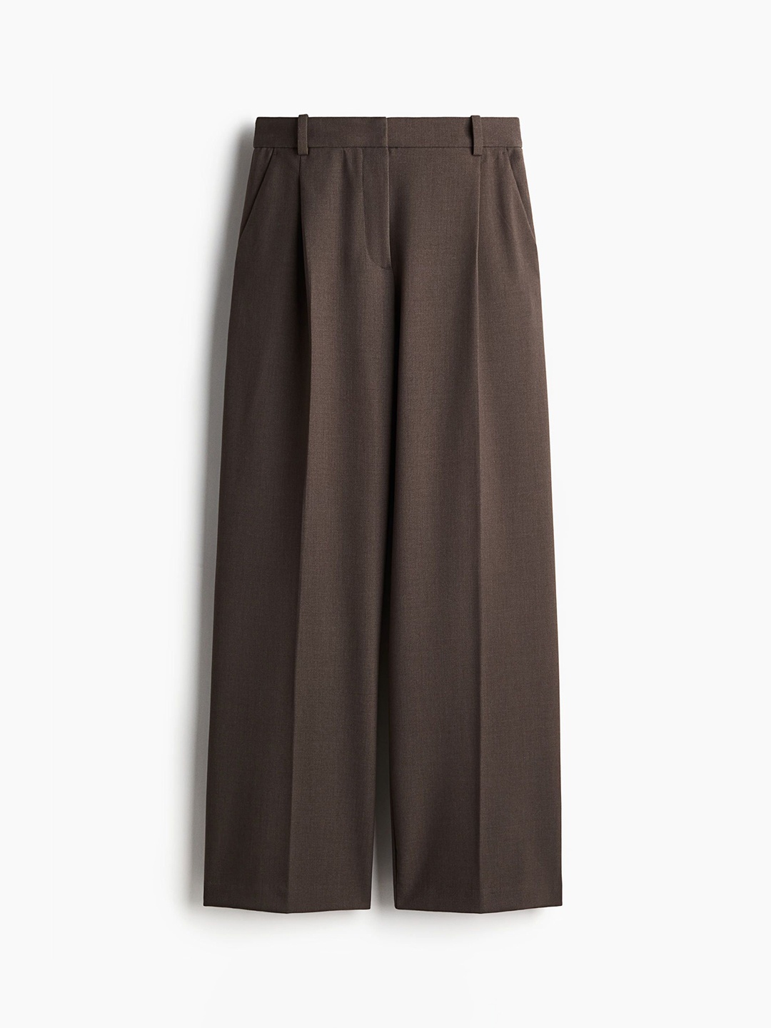 

H&M Women Tailored Trousers, Brown