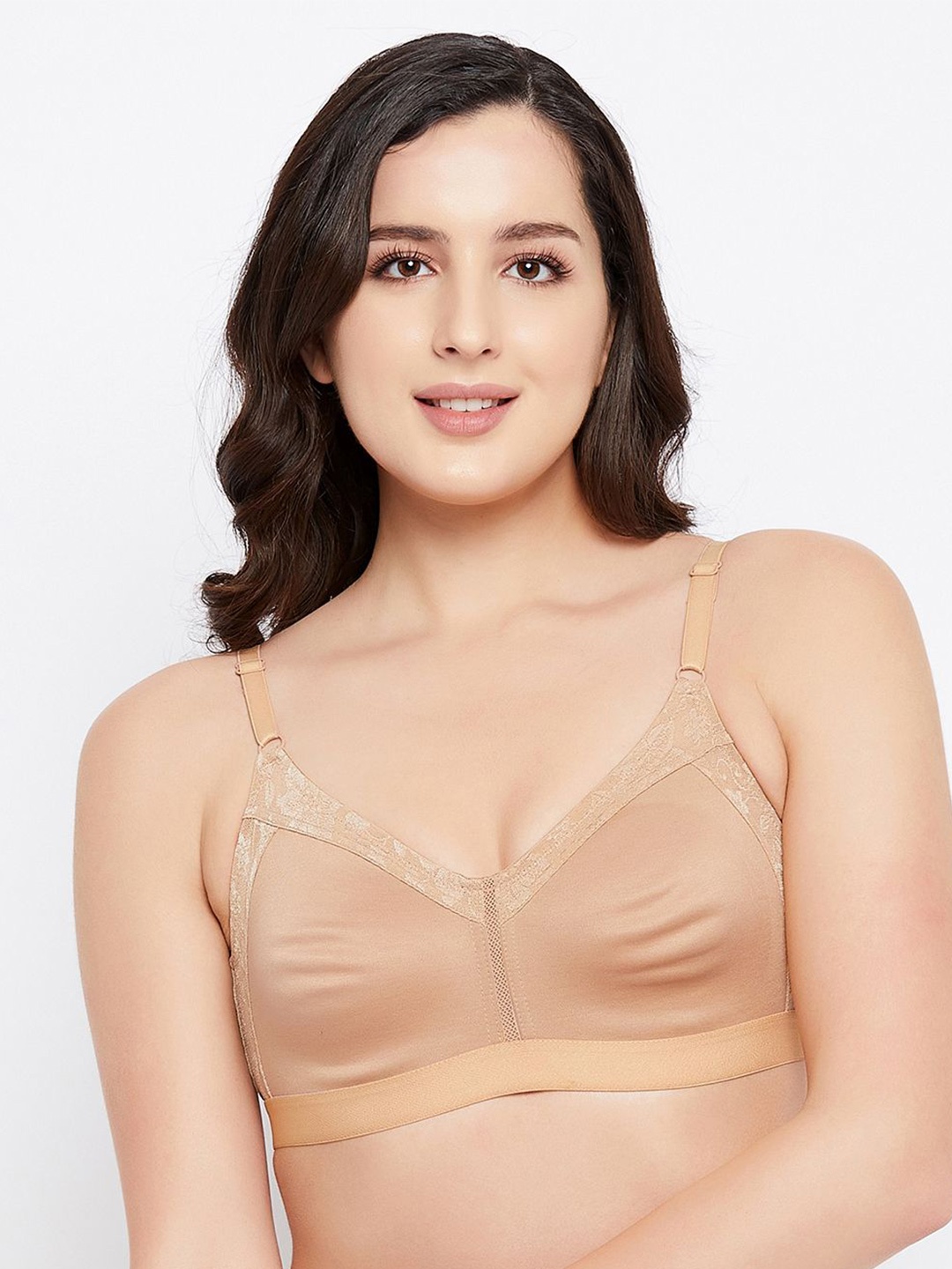 

Clovia Full Coverage Everyday Bra, Nude