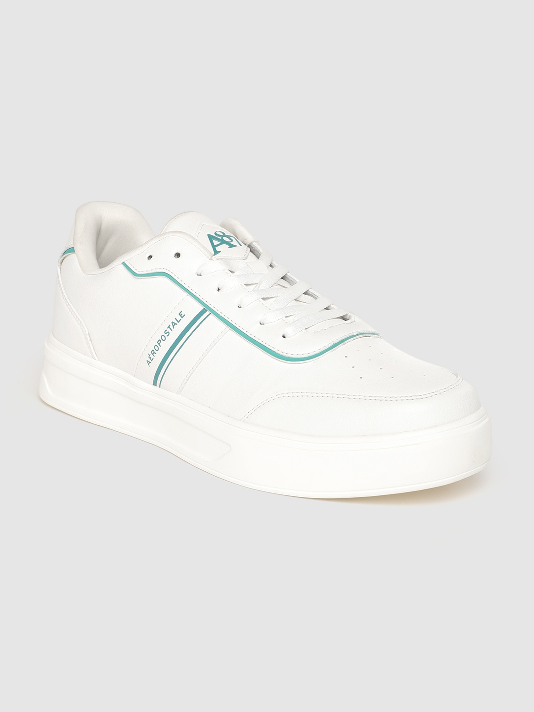 

Aeropostale Men Everyday Sneakers With Perforations, White