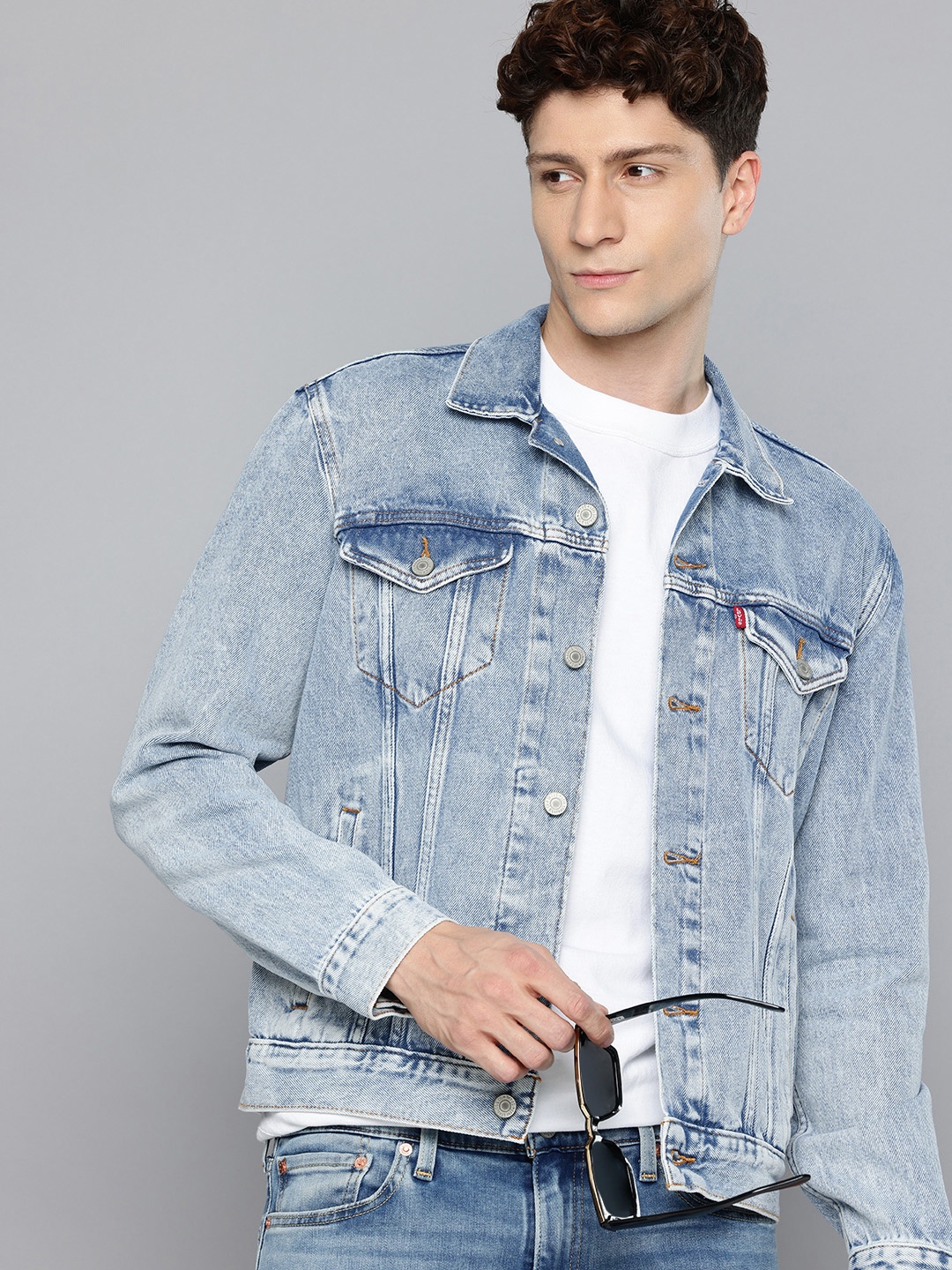 

Levis Pure Cotton Denim Jacket, Blue