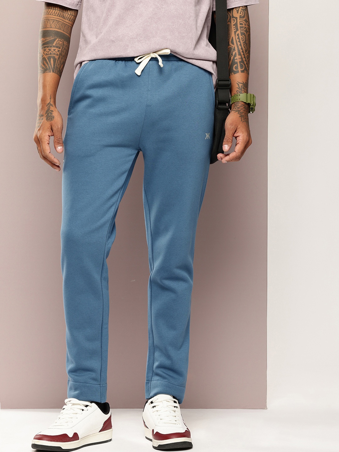 

Kook N Keech Men Solid Track Pants, Blue