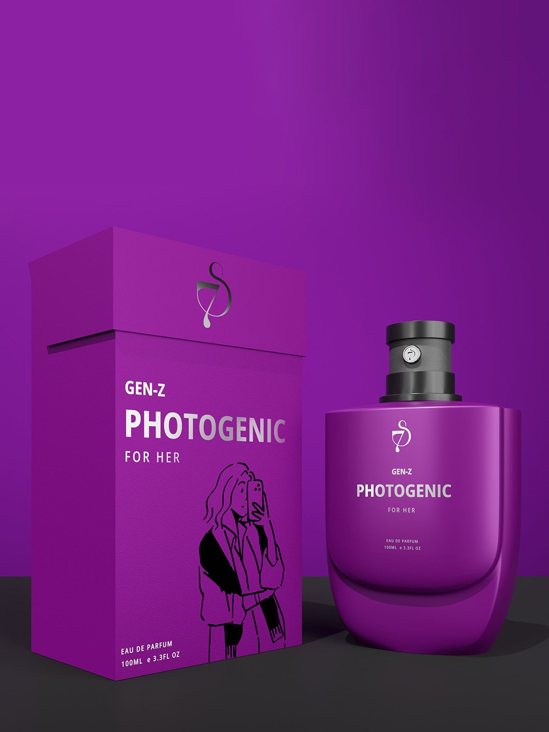 

7S Gen-Z Photogenic For Her Eau de Parfume - 100 ml, Purple