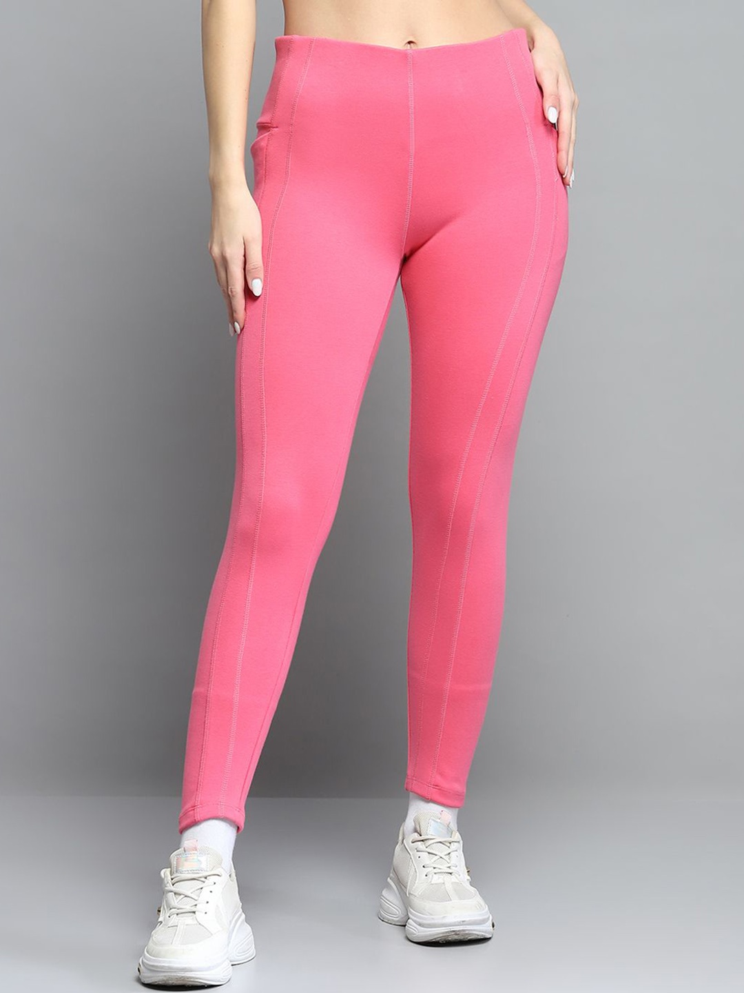 

rock.it Women Ankle Length Tights, Pink