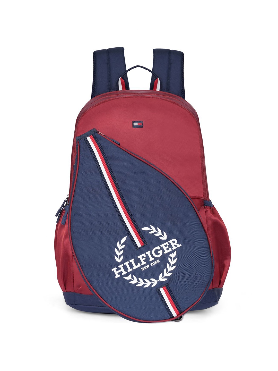

Tommy Hilfiger Kids Colourblocked Backpack, Burgundy