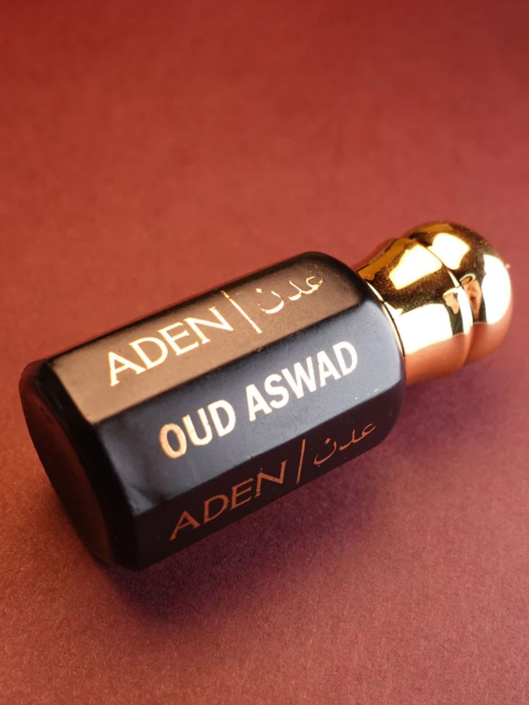 

ADEN Oud Aswad Alcohol Free Attar - 12 ml, Nude