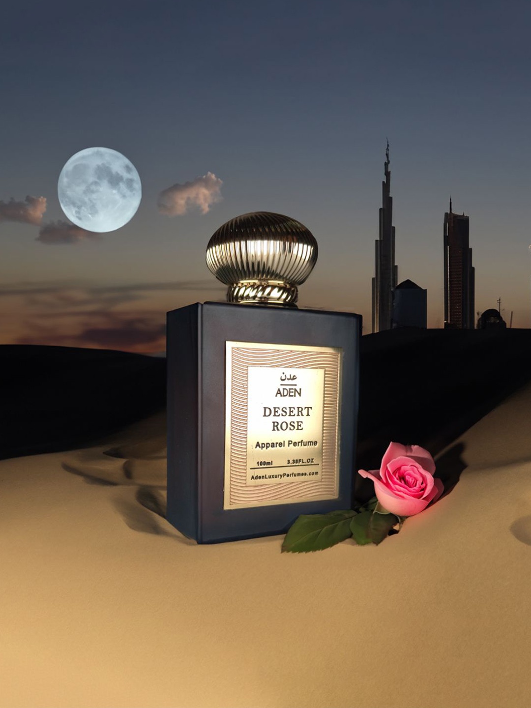 

ADEN Men Desert Rose Long Lasting Eau De Parfume- 100 ml, Nude