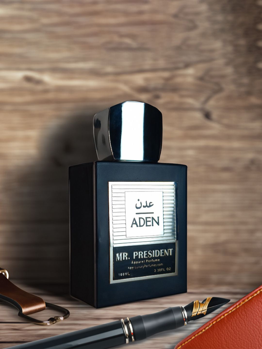 

ADEN Mr. President Perfume Spray With Fresh, Youthful & Masculine Fragrance - 100 ml, Nude