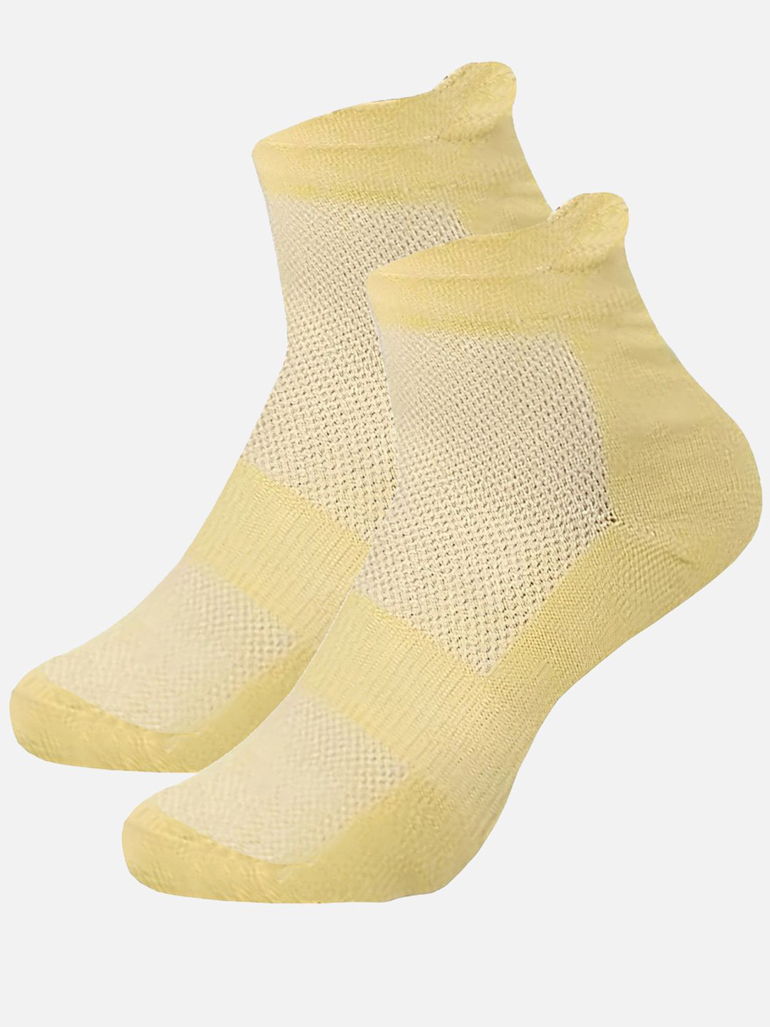

FIMS Women Moisture Wicking Arch Support Ankle-Length Socks, Yellow