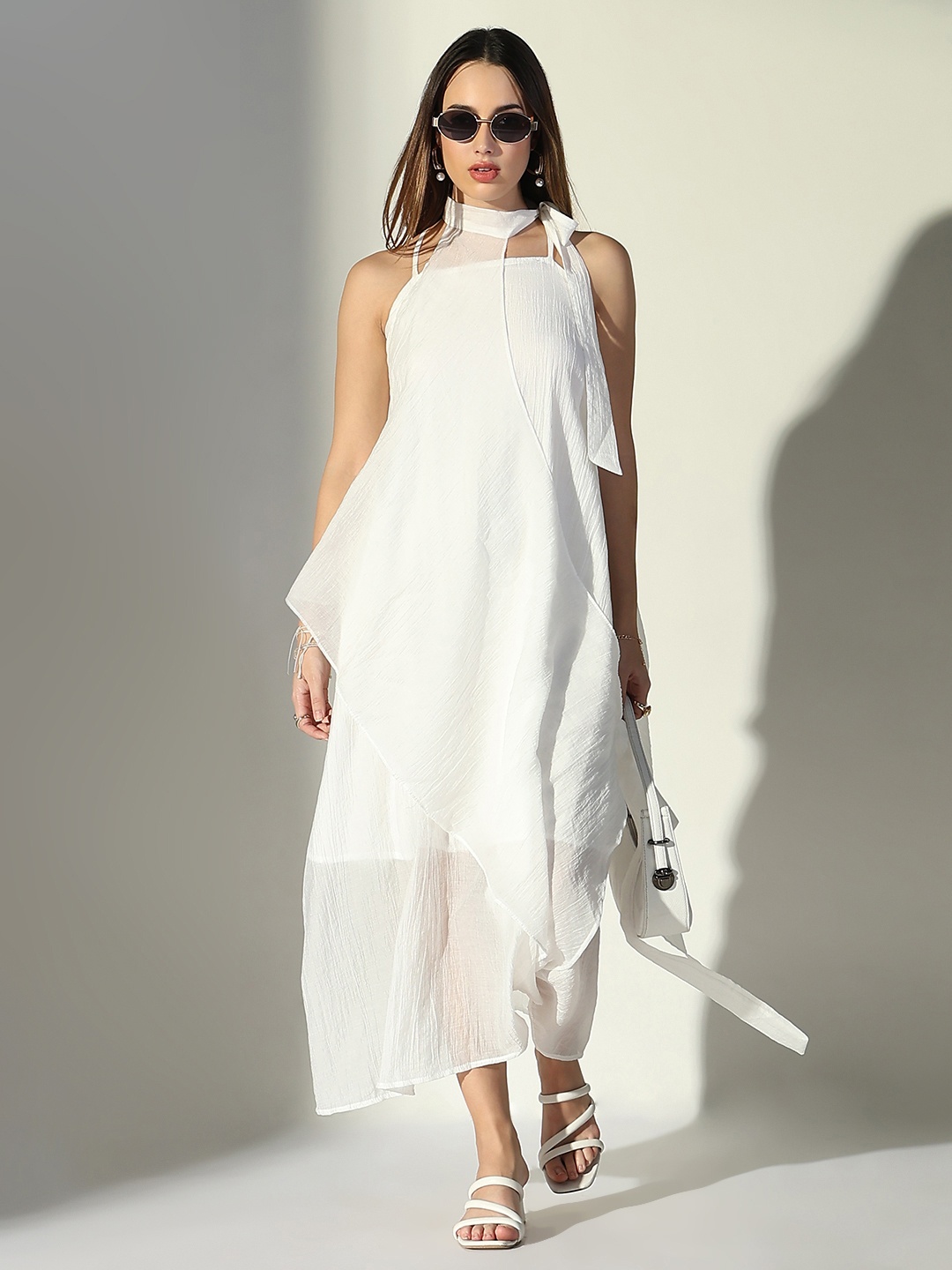 

SHOWOFF Women A-Line Midi Dress, White