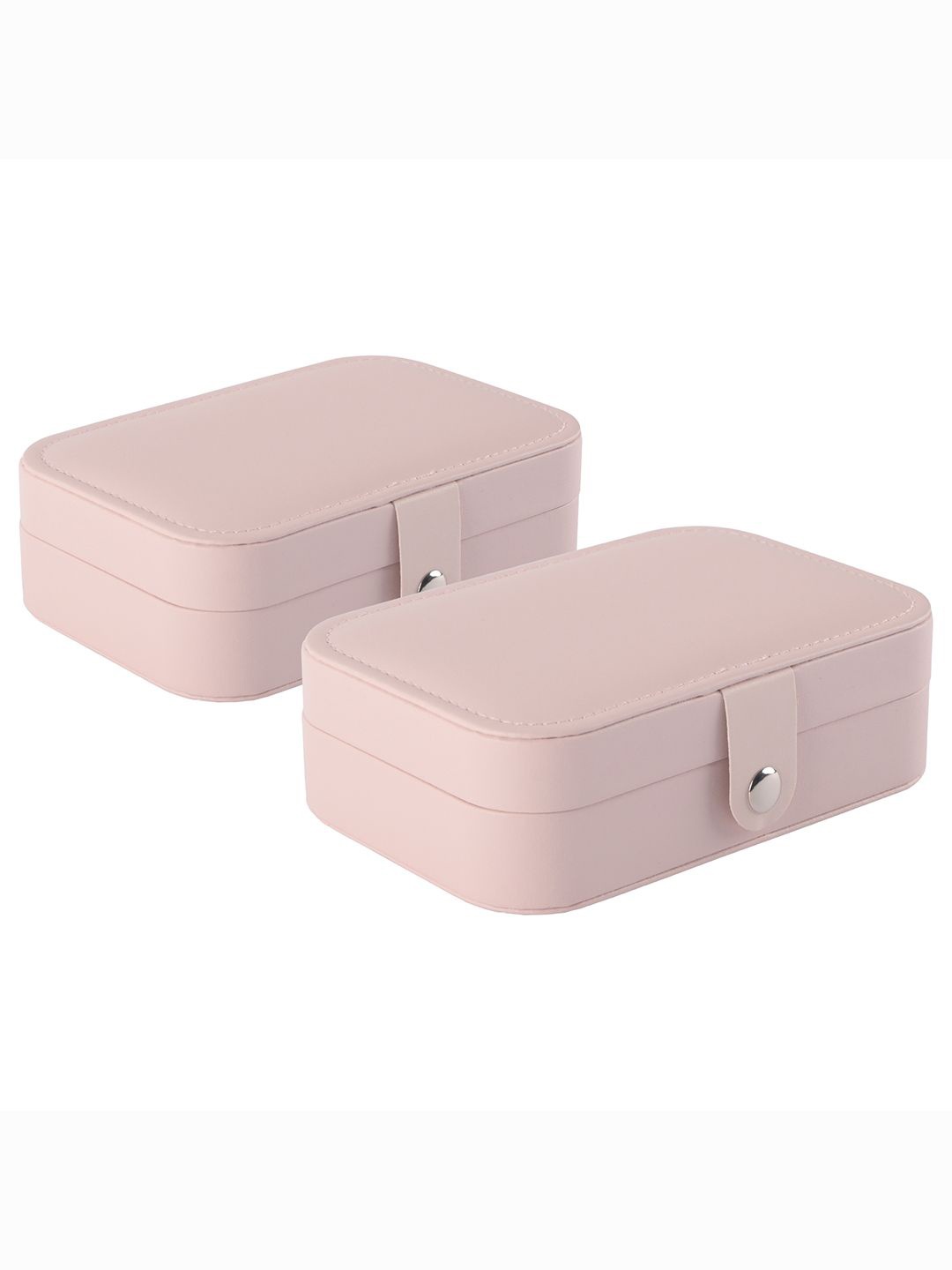 

Kuber Industries Pink Set of 2 Reusable Jewellery Organiser Organisers