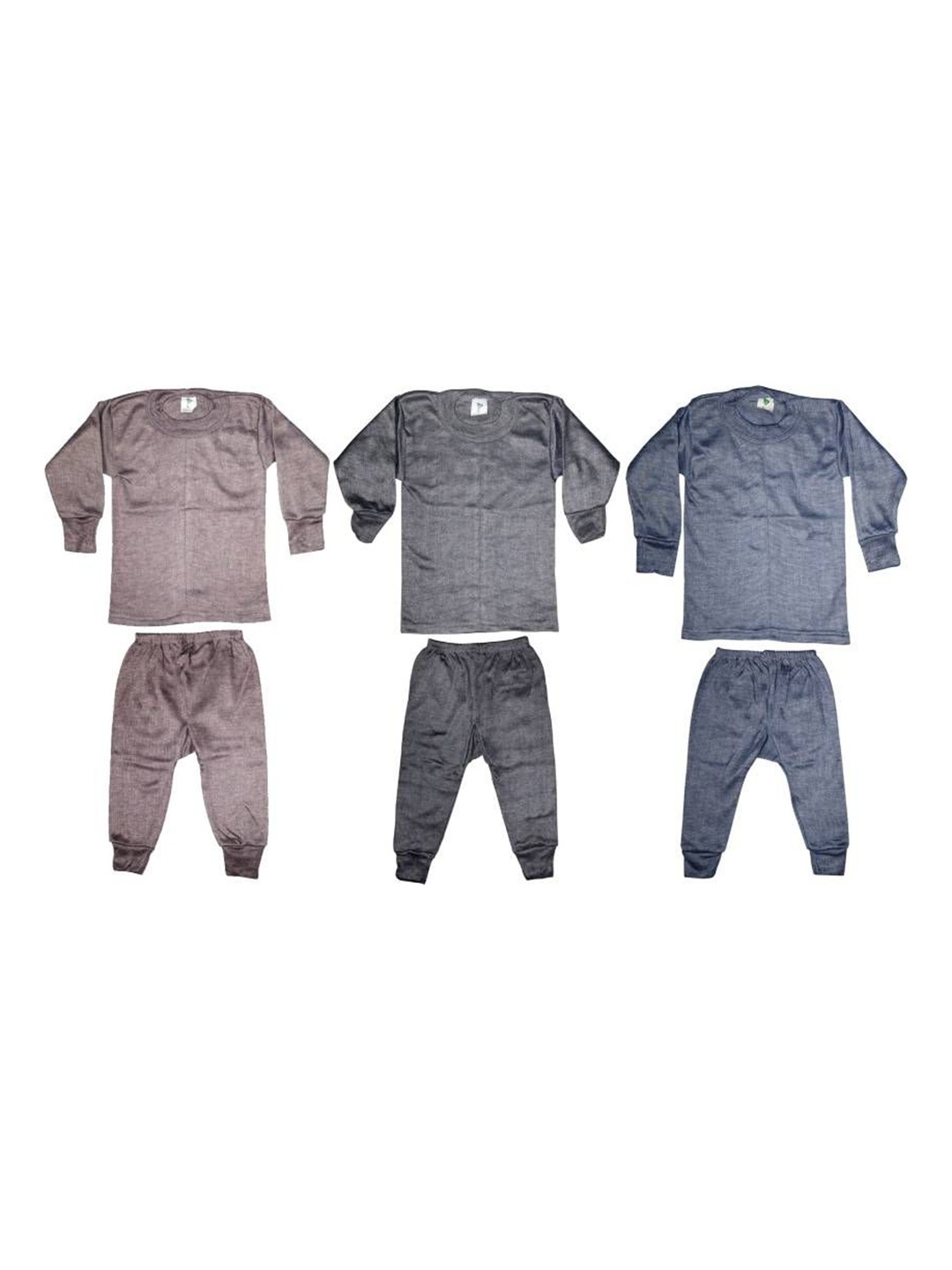 

TohuBohu Infants Pack Of 3 Woolen Thermal Set, Black