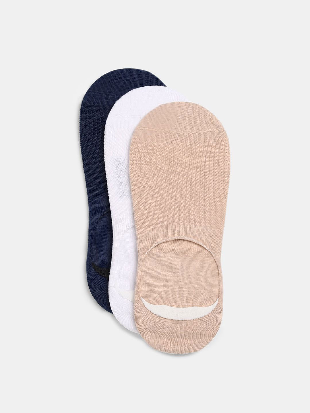 

Jack & Jones Men Pack Of 3 Shoe Liners Socks, Beige