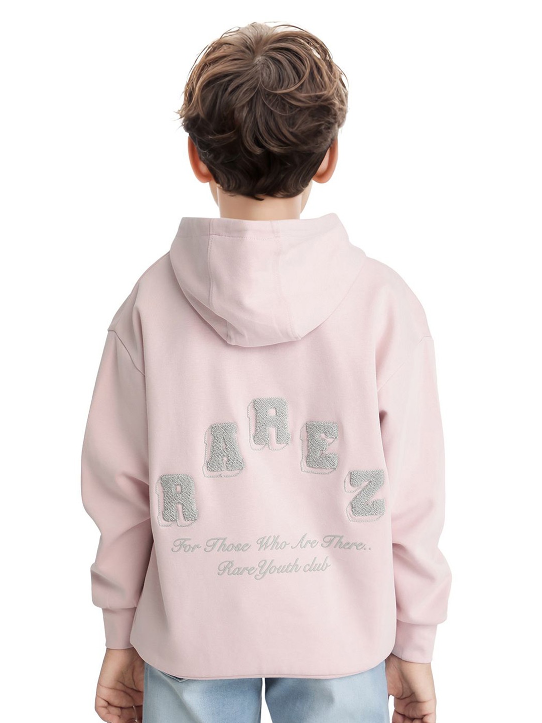 

RARE ONES Boys Printed Hooded Sweatshirt, Pink